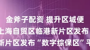 金斧子配资 提升区域便利化水平 上海自贸区临港新片区发布“数字综保区”平台