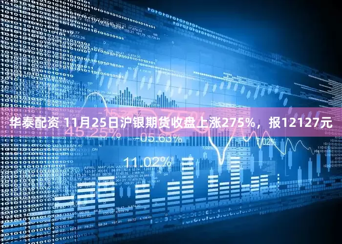 华泰配资 11月25日沪银期货收盘上涨275%，报12127元